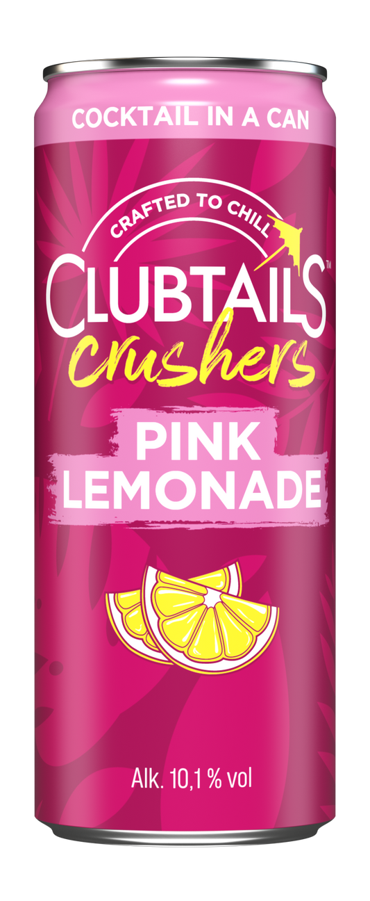 Clubtails Crushers Pink Lemonade 12-pack
